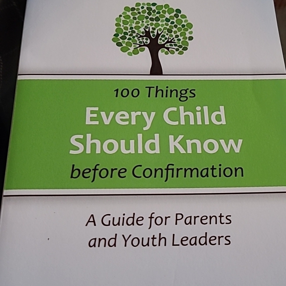 100 things before Confirmation  book